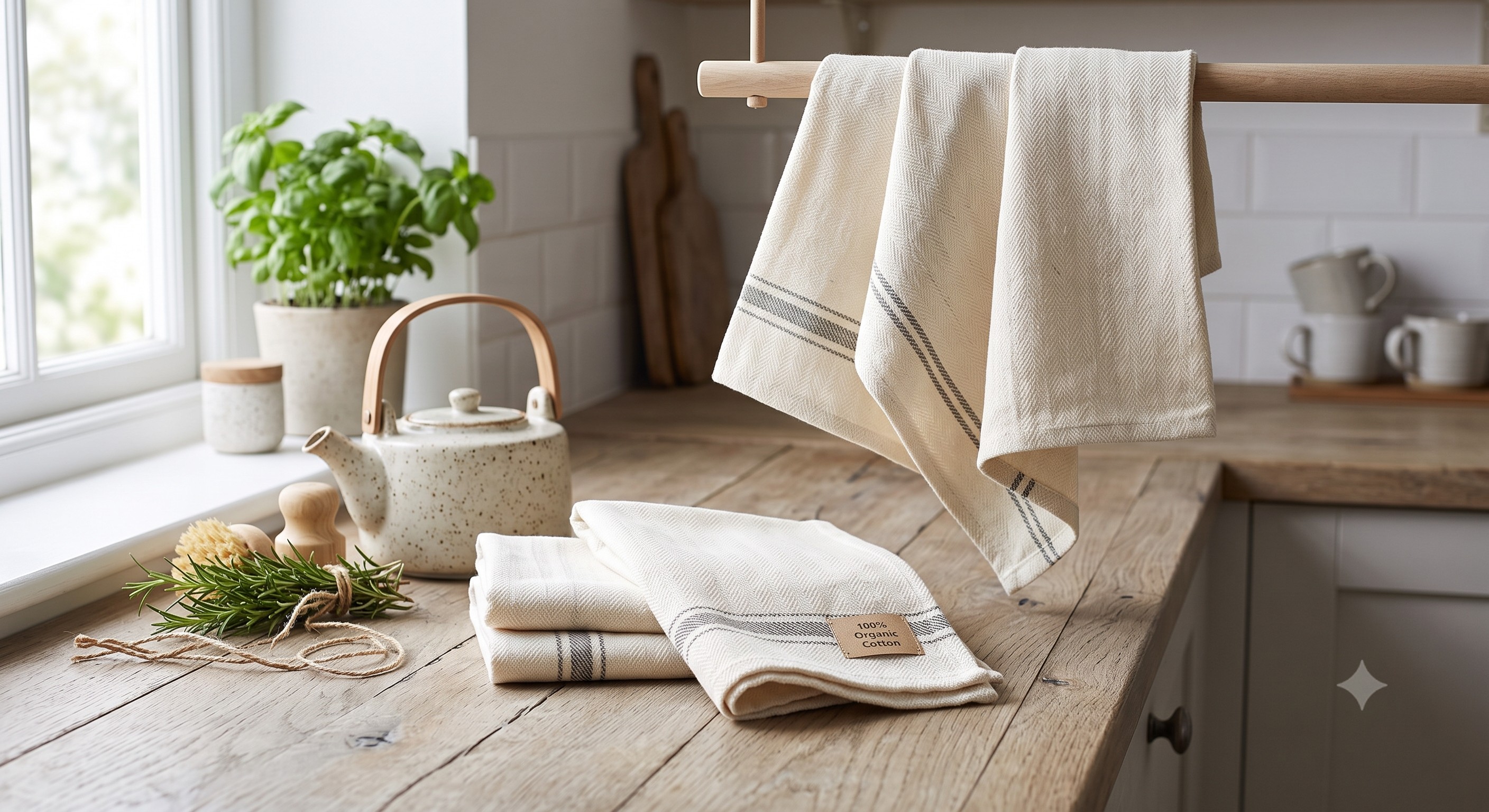 Organic Cotton Tea Towels